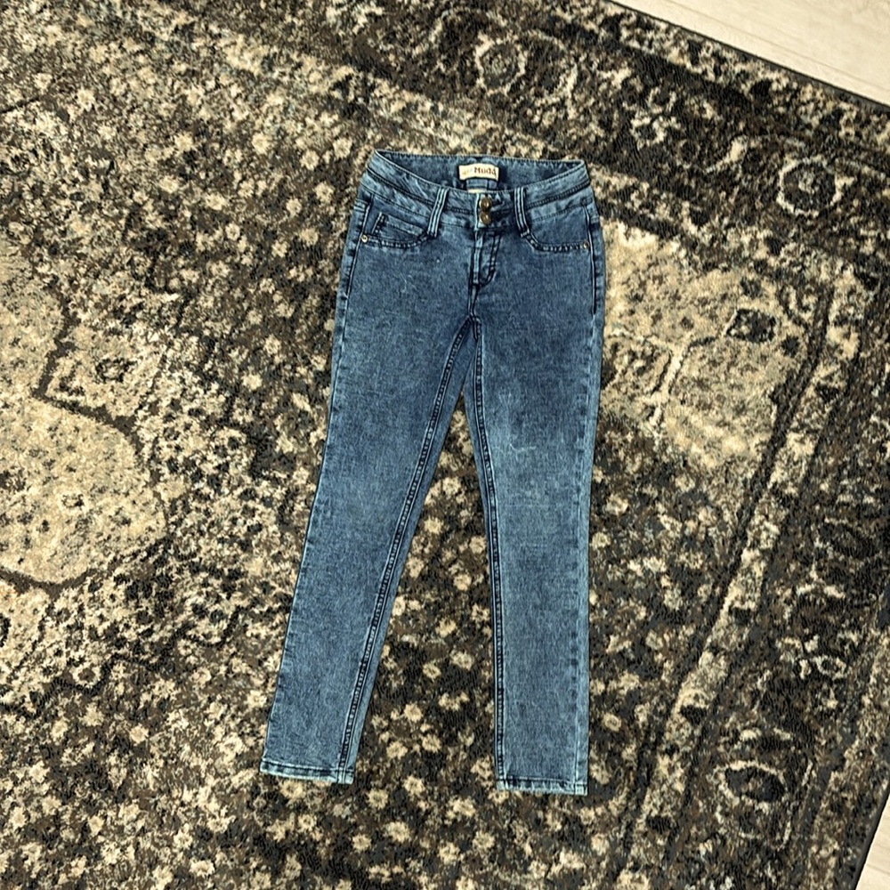 Girls Mudd Stretch Jeans / Jeggings / Adjustable Waist / Size 10 / Kohl’s/ EUC